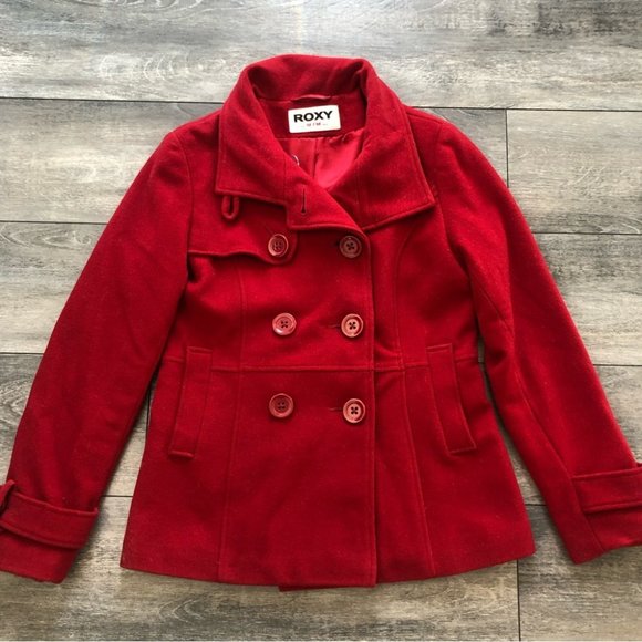 Roxy Jackets & Blazers - ROXY red coat size medium